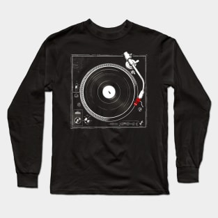 Classic Turntable - Vintage Audio LP Vinyl Record Player Long Sleeve T-Shirt